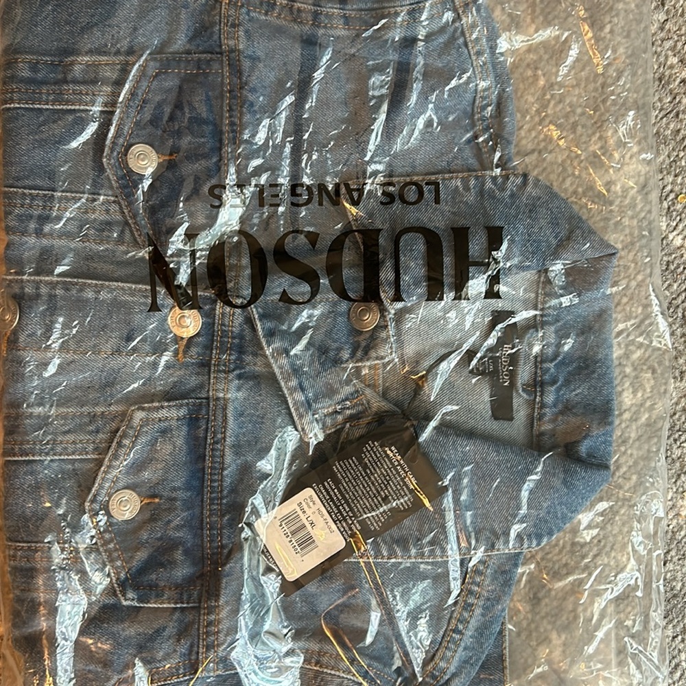 NWT Hudson Jeans Denim Jacket (L/XL) Still in Packaging - Picture 9 of 9